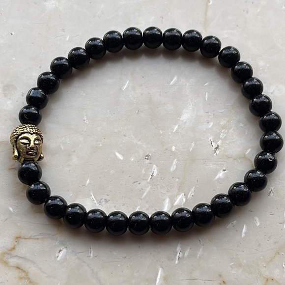 ✡️✡️Buddha black beads bracelet for Men - Picture 3 of 7